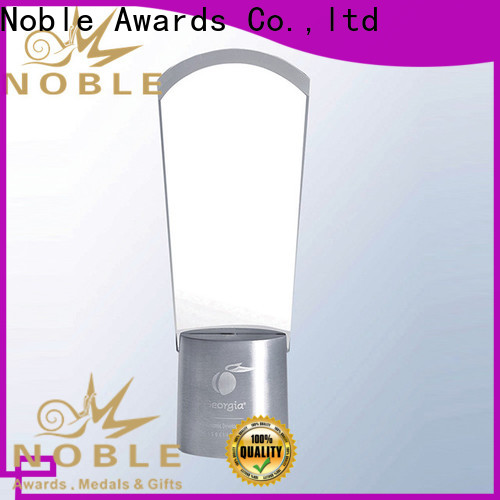 Noble Awards jade crystal glass plaque engraving free sample For Gift