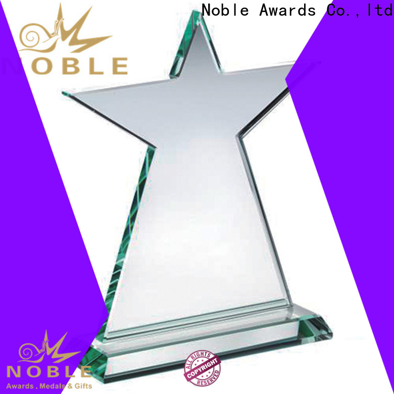 Noble Awards portable glass awards supplier bulk production For Sport games