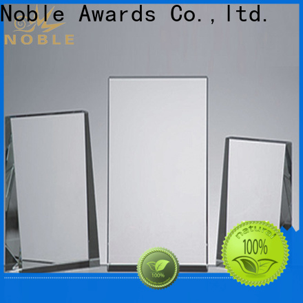 Noble Awards premium glass clear glass plaques supplier For Gift