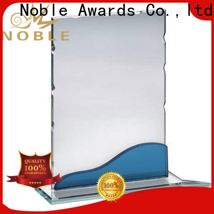 Noble Awards premium glass glass award plaque for wholesale For Awards
