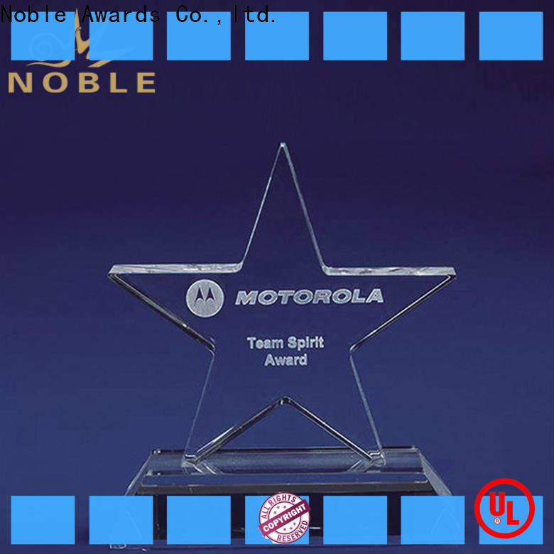 durable glass golf awards jade crystal bulk production For Gift