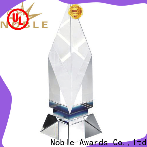 Noble Awards durable glass plaque engraving get quote For Gift