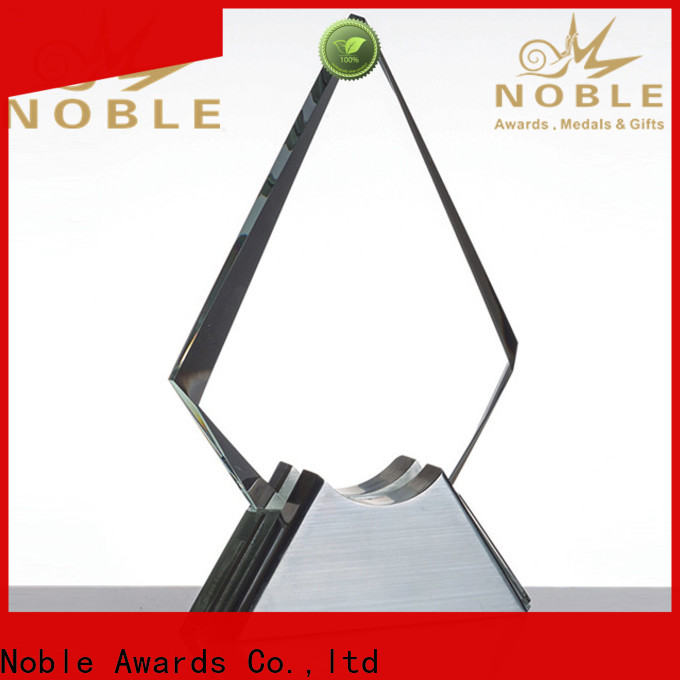 Noble Awards premium glass etched glass plaques OEM For Gift