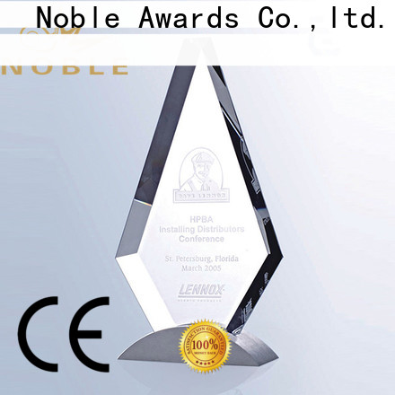 at discount engraved glass trophy jade crystal ODM For Gift