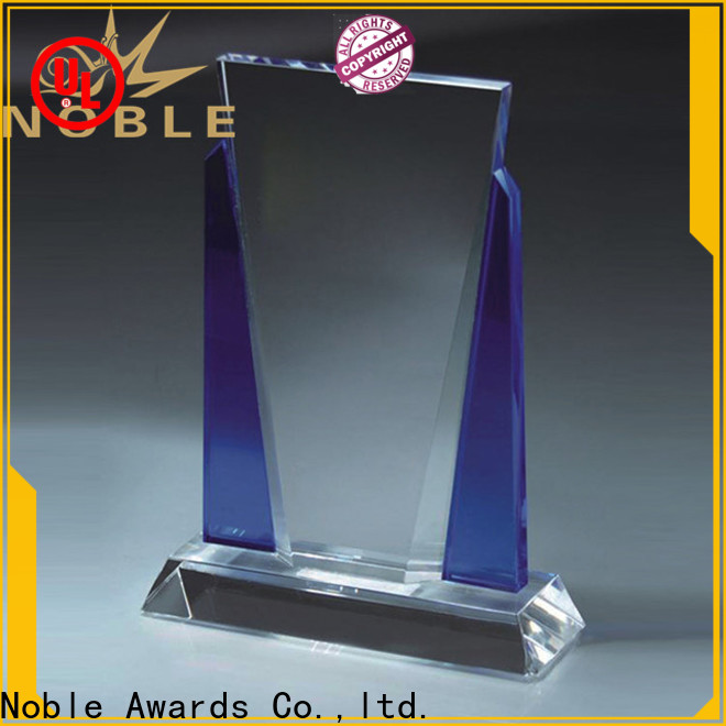 Noble Awards Breathable glass plate awards for wholesale For Awards
