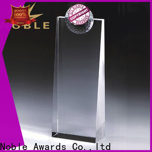 Noble Awards durable glass sailing trophies OEM For Sport games