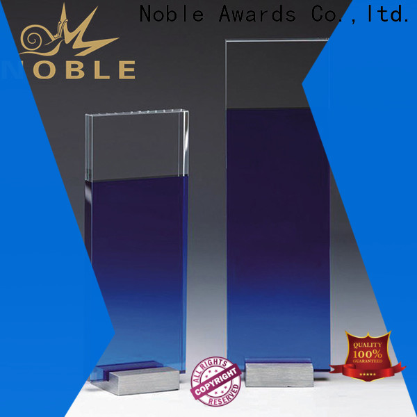 Breathable etched glass trophies awards premium glass OEM For Awards