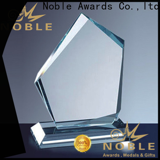 Noble Awards premium glass personalised engraved glass plaque buy now For Awards