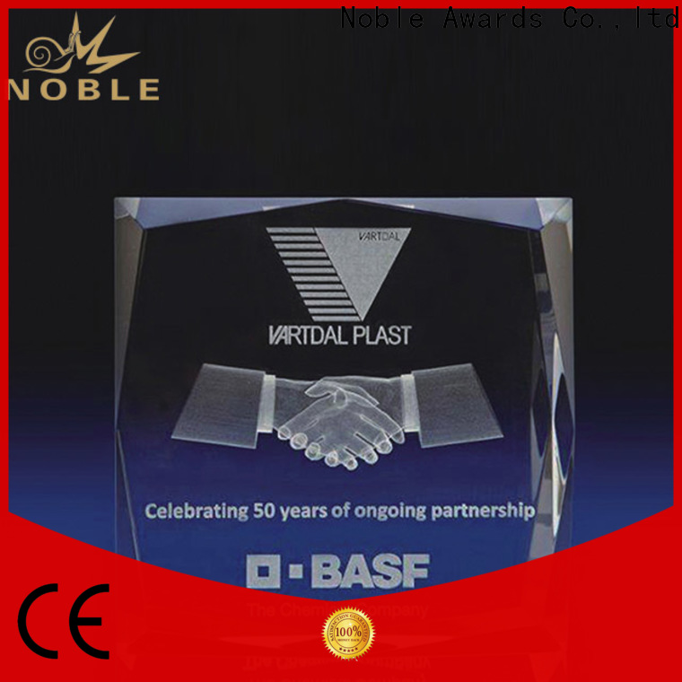 Noble Awards durable glass apple trophy ODM For Gift