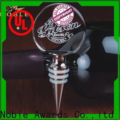 Noble Awards Customized small crystal clocks with Gift Box For Gift