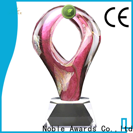 Noble Awards glass crystal art glass awards supplier For Awards