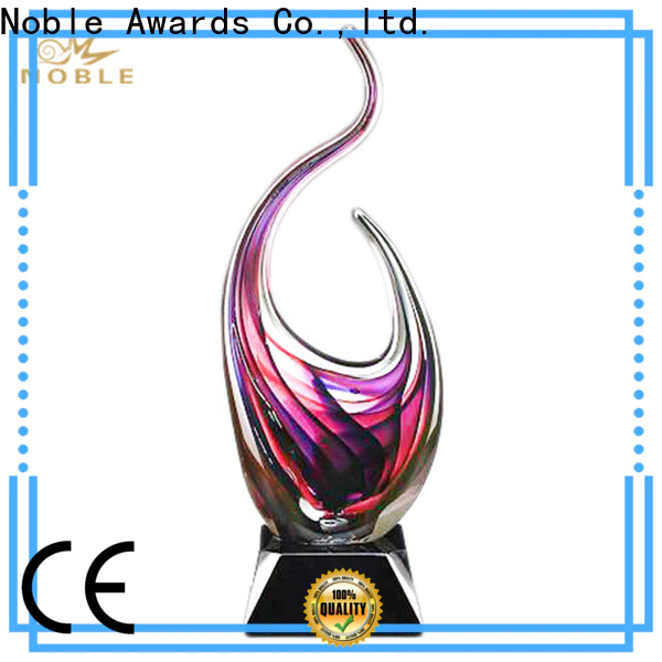 Noble Awards at discount Hand Blown Glass Trophy customization For Gift