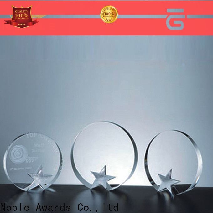 Noble Awards funky glass engraved award plaques supplier For Sport games