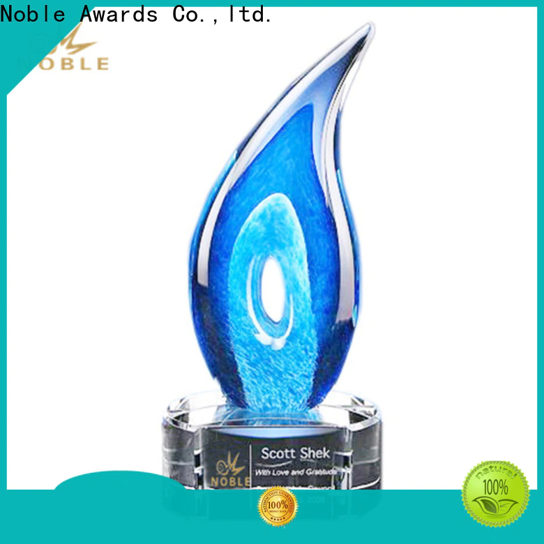 Noble Awards durable custom art glass awards customization For Awards