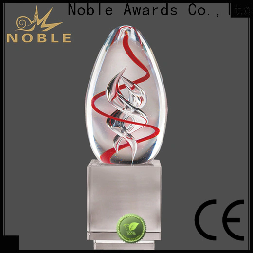 Noble Awards glass custom Art glass award get quote For Gift