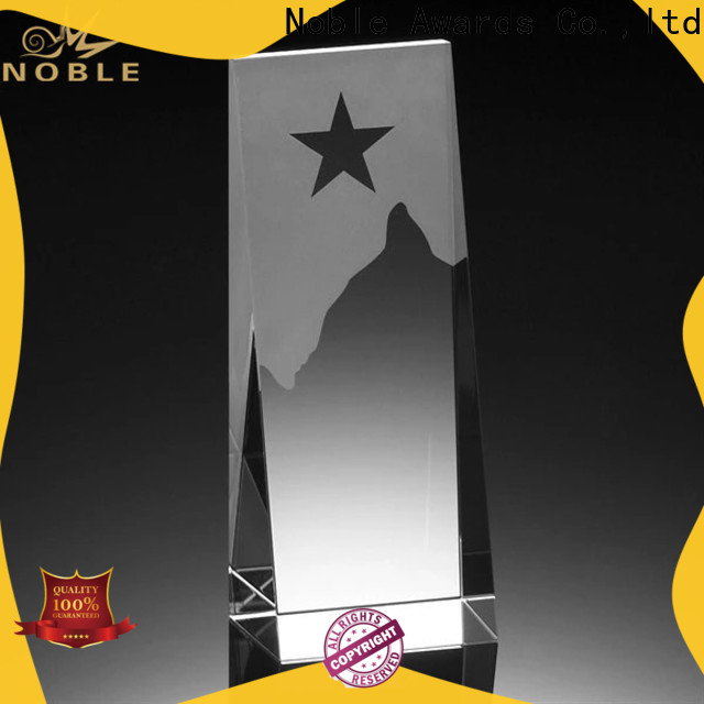 Noble Awards portable crystal NBA trophy for wholesale For Sport games