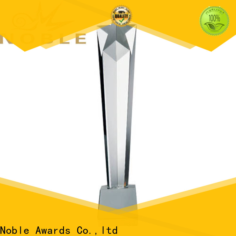 Noble Awards Breathable glass trophy base free sample For Awards