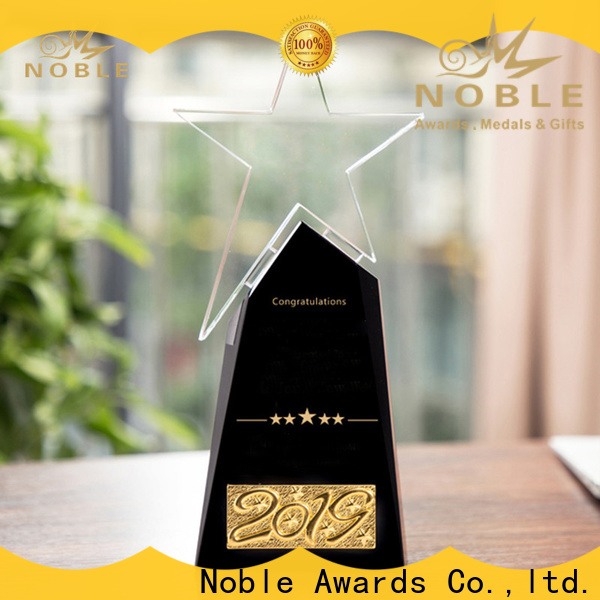 Noble Awards on-sale bespoke crystal football trophy bulk production For Awards