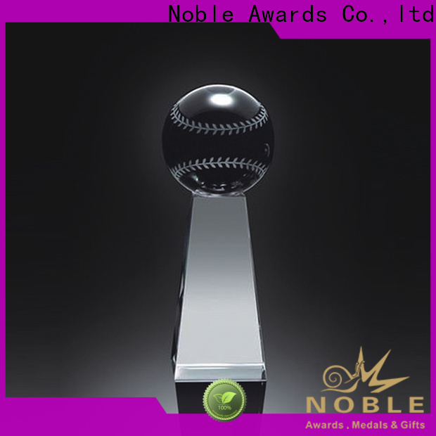Noble Awards jade crystal glass golf awards free sample For Sport games