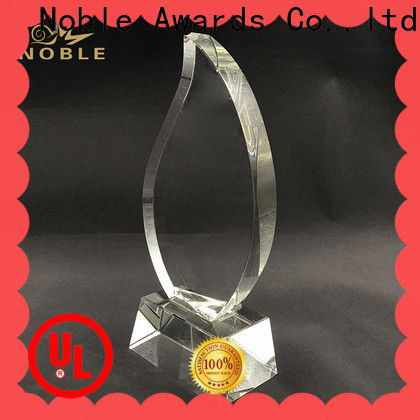 Noble Awards funky customized Crystal Trophy ODM For Sport games