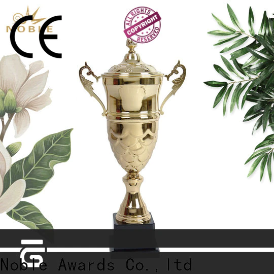 Noble Awards Breathable custom metal trophy with Gift Box For Sport games