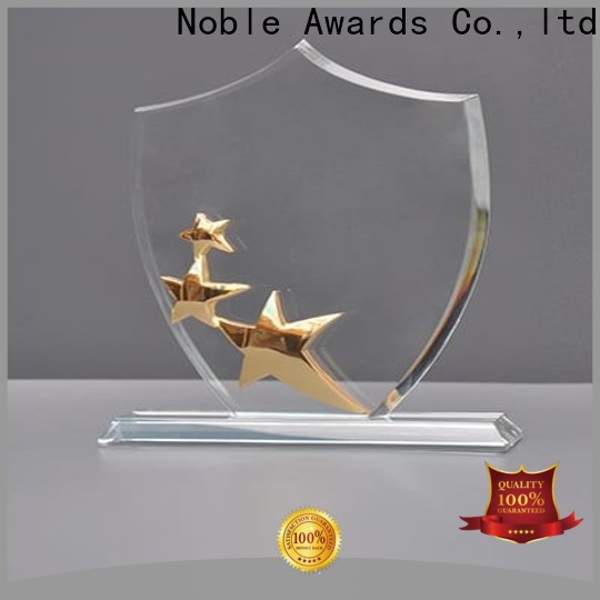 Noble Awards premium glass custom crystal football trophy get quote For Sport games
