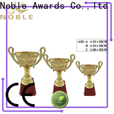 Noble Awards Gift Box large metal trophy manufacturer For Sport games
