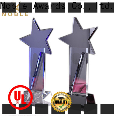 Noble Awards on-sale glass star trophy free sample For Gift