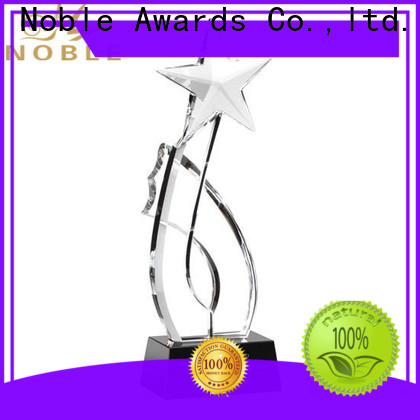 Noble Awards jade crystal glass heart trophy OEM For Sport games