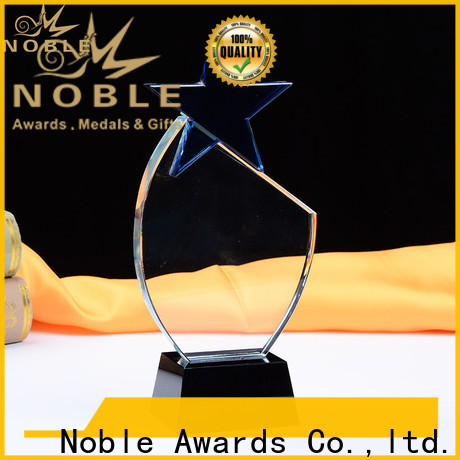 Noble Awards premium glass crystal paperweight awards for wholesale For Awards