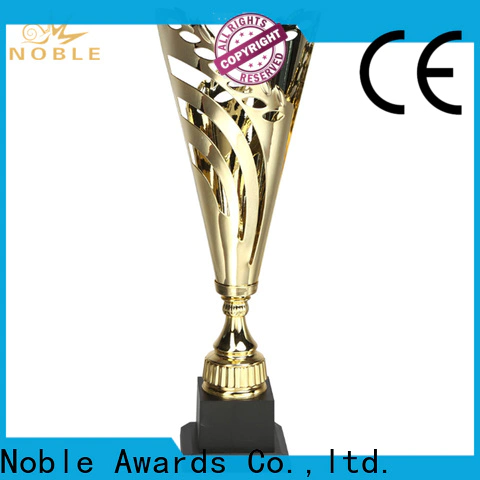 Noble Awards K9 Crystal custom metal trophy factory For Sport games