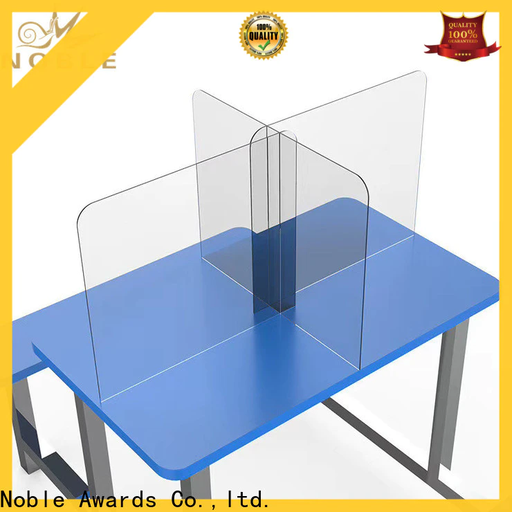 Noble Awards frameless sneeze guard factory for adults