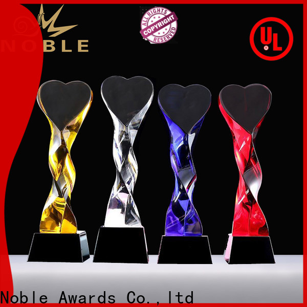 portable crystal plaque jade crystal bulk production For Awards