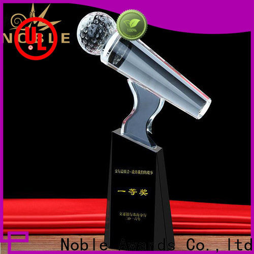 Noble Awards durable clear trophy customization For Awards