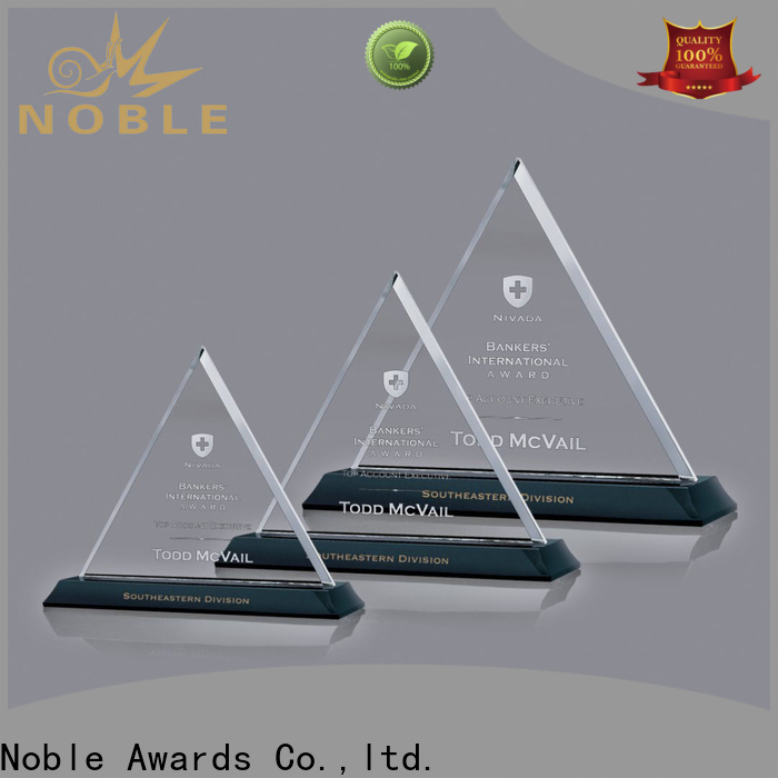 Noble Awards premium glass glass heart trophy for wholesale For Sport games