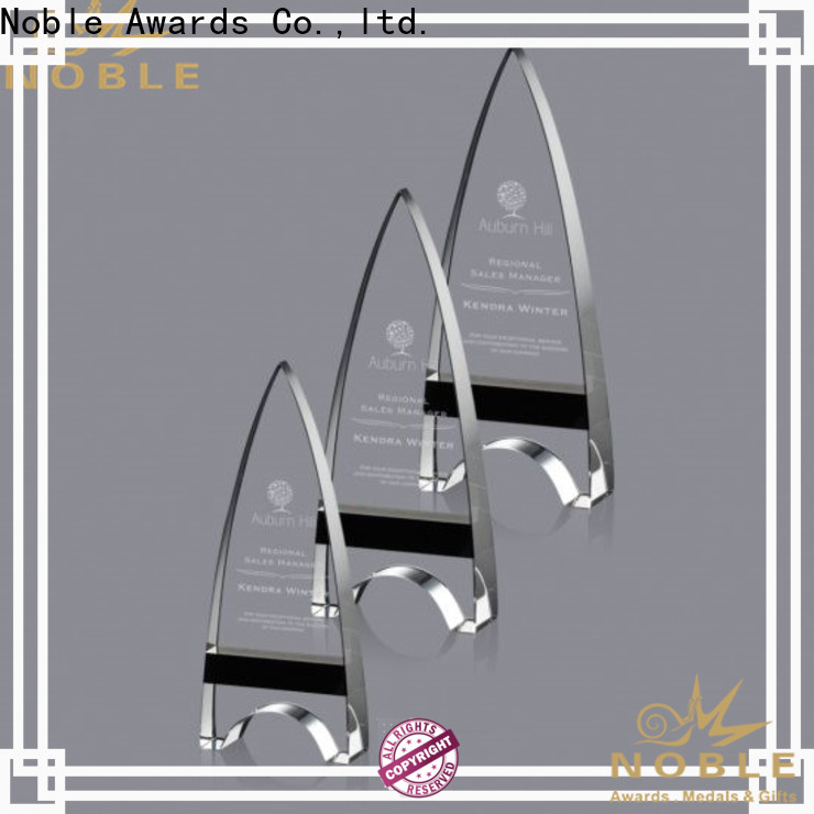 Noble Awards Breathable plain glass plaques OEM For Gift