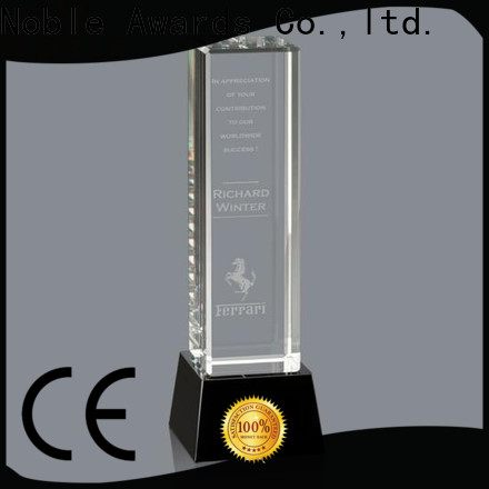 Noble Awards jade crystal glass plaques personalized supplier For Awards