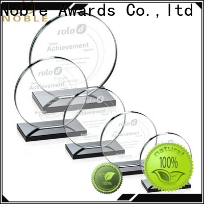 Noble Awards jade crystal round glass trophy buy now For Sport games
