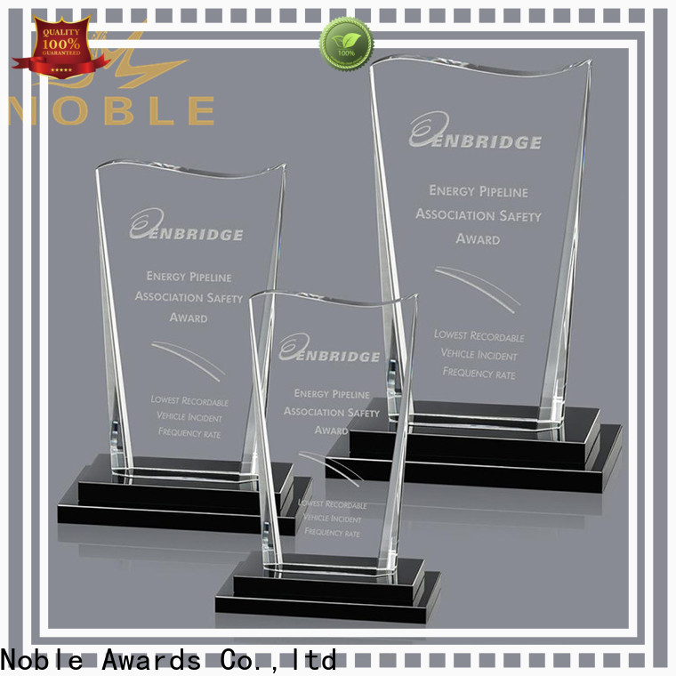 portable glass award design premium glass customization For Awards
