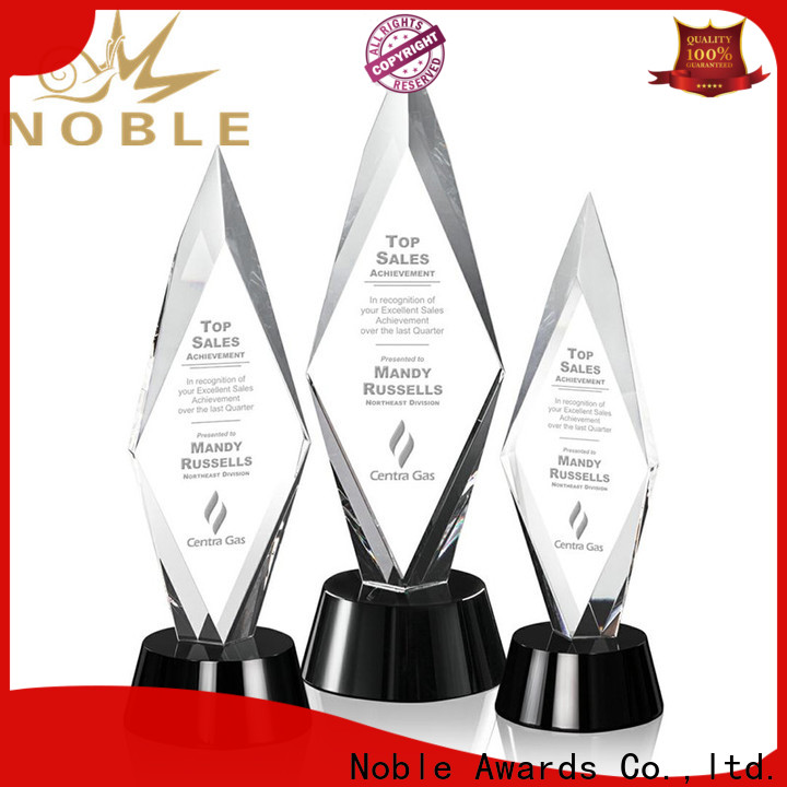 Noble Awards premium glass glass trophies and awards for wholesale For Awards