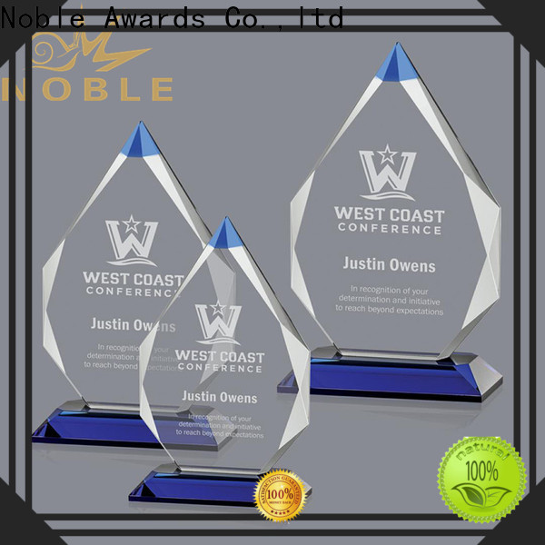 Noble Awards portable custom crystal NFL trophy free sample For Gift