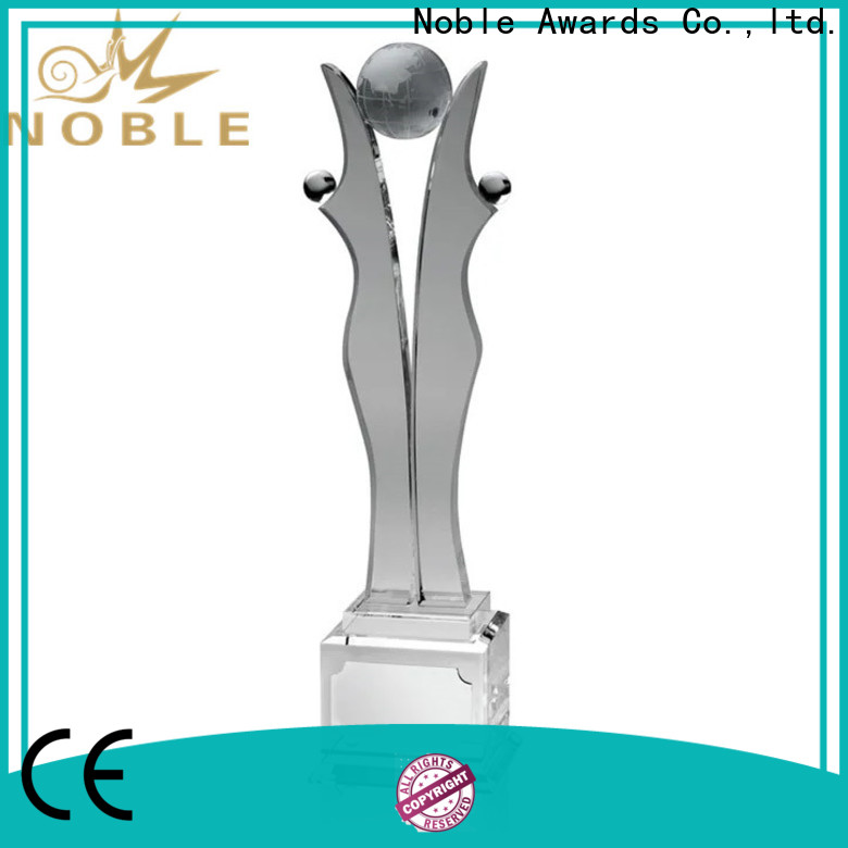 Noble Awards solid mesh Crystal American football trophy for wholesale For Awards