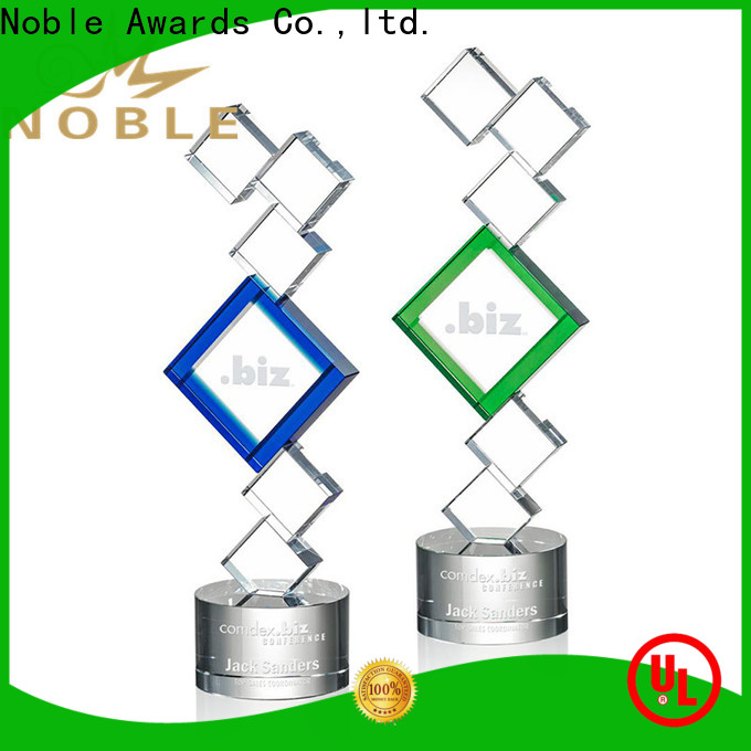portable etched glass trophy premium glass ODM For Gift