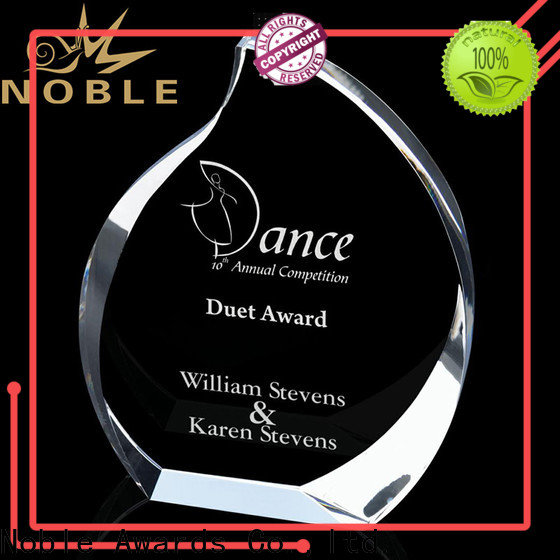 Noble Awards premium glass glass trophy design buy now For Sport games