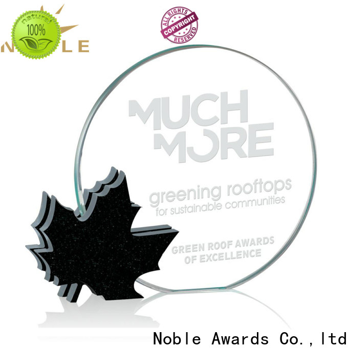 Noble Awards premium glass etched glass awards supplier For Awards