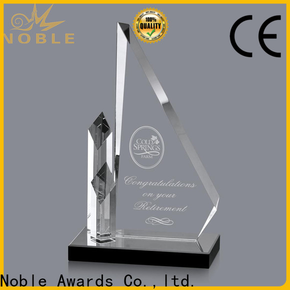 Noble Awards funky glass awards free engraving free sample For Sport games