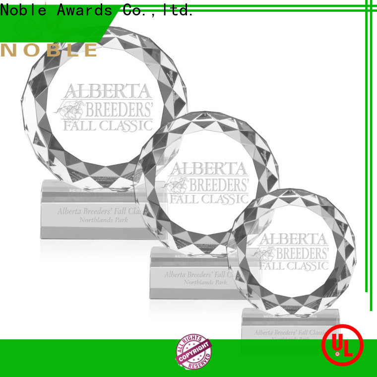 Noble Awards premium glass jade glass awards bulk production For Gift