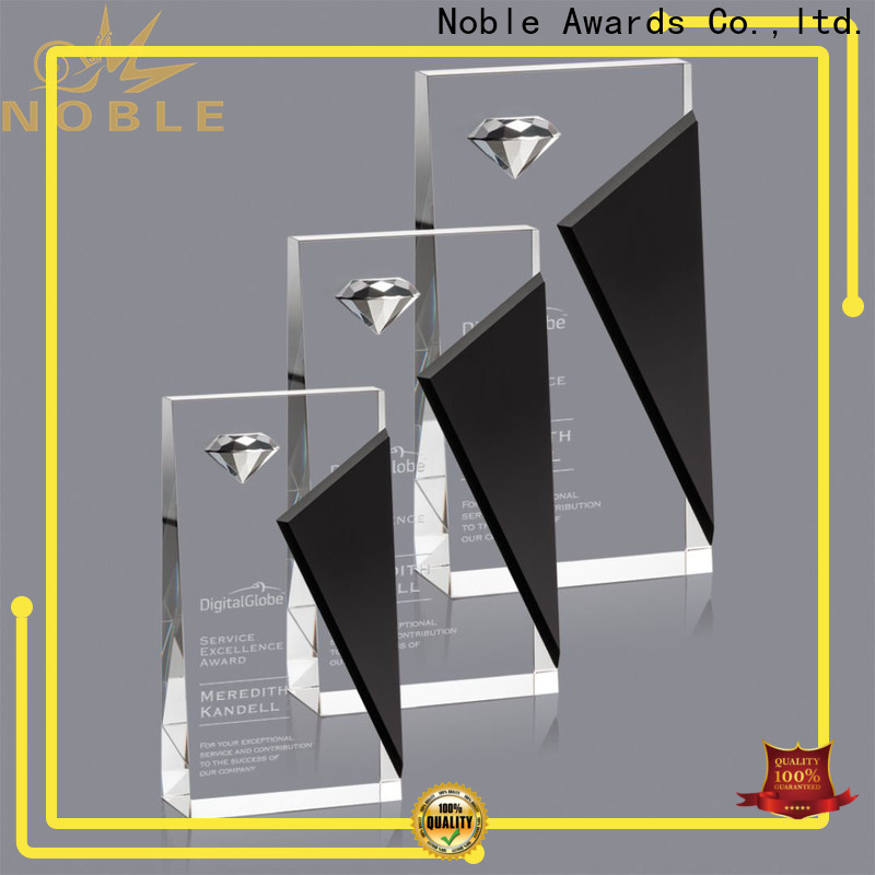 Noble Awards premium glass glass trophy award for wholesale For Awards