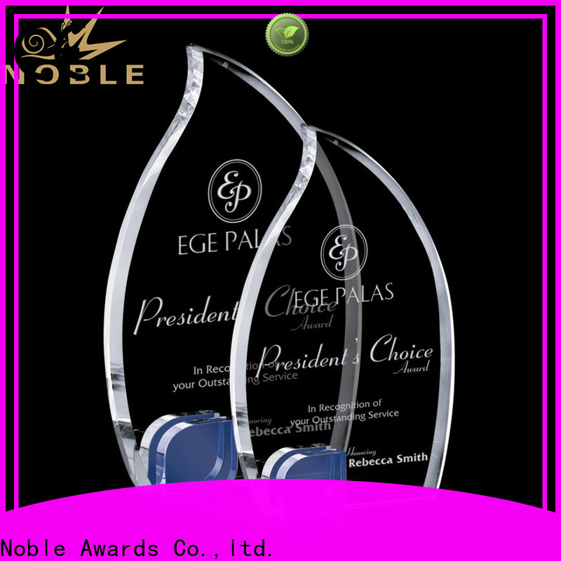 Noble Awards jade crystal customized Crystal Trophy OEM For Sport games