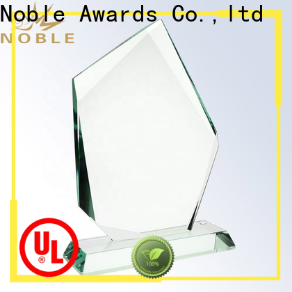 Noble Awards premium glass glass plaque supplier free sample For Sport games
